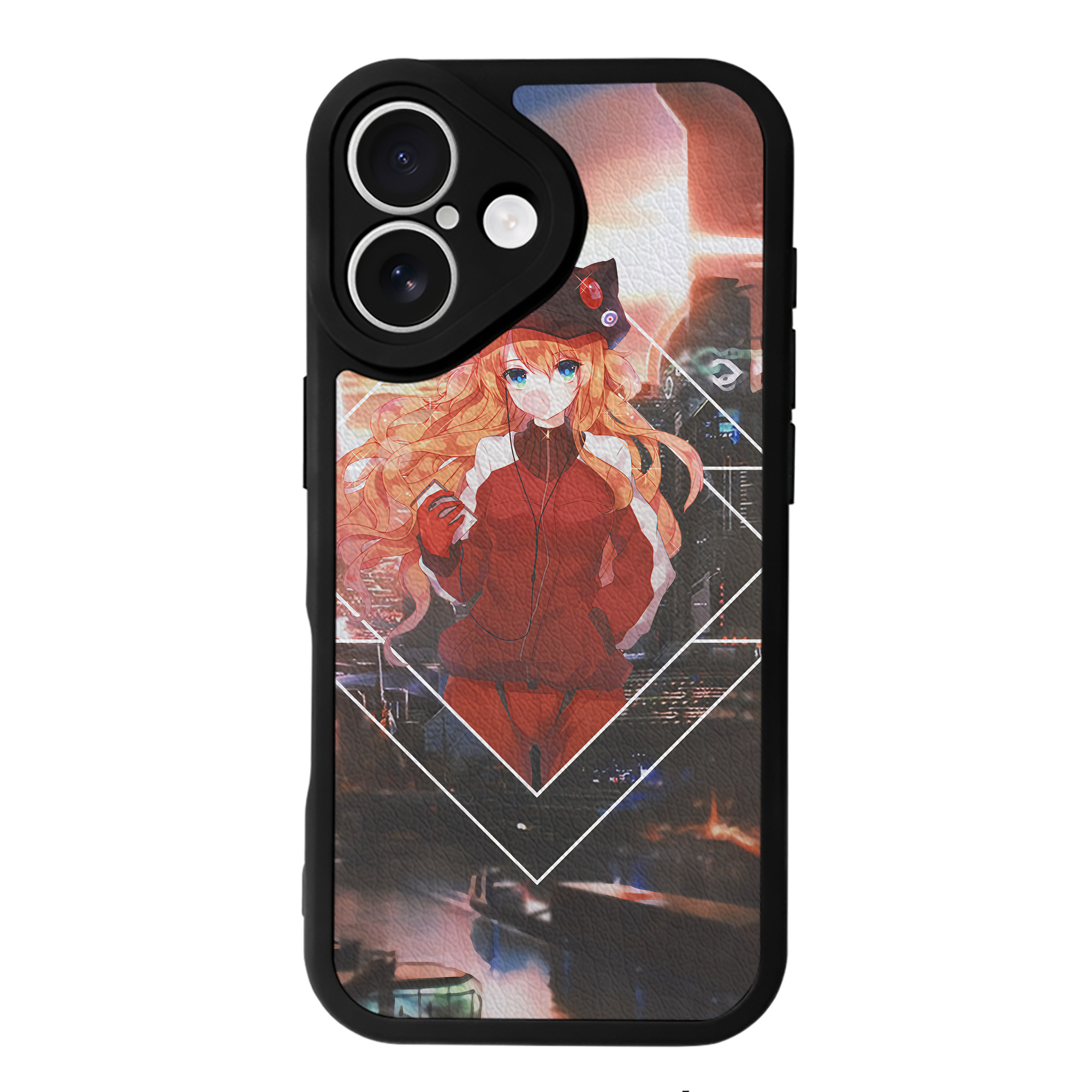 （画像用） EVA 新世紀エヴァンゲリオン 【iPhone 16シリーズ対応】シリコンスマホケース（レザー調） 材質：シリコン